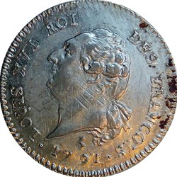 15 sols 1791 A héron au génie double frappe