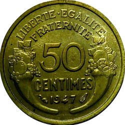 50 centimes 1947