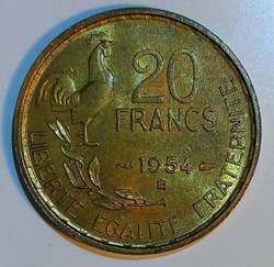 20 francs 1954 B