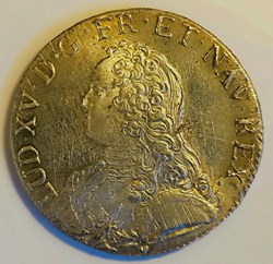 Écu 1732 & aux branches d'olivier MS65