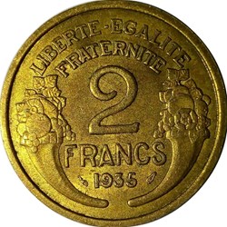 2 francs 1935