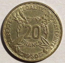 20 francs 1950 Turin pré-serie concours