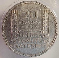 20 francs 1936