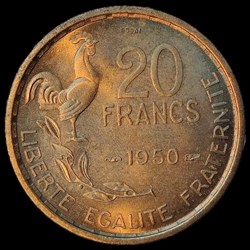 20 francs 1950 B essai