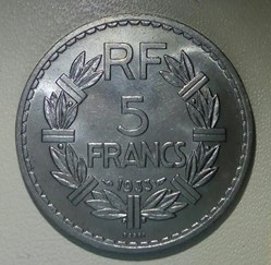 5 francs 1933 essai