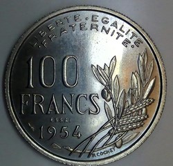 100 francs 1954 essai