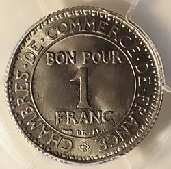 1 franc 1920 essai maillechort SP66