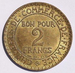 2 francs 1927 MS63