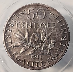50 centimes 1911