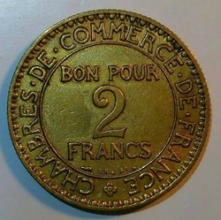 2 francs 1927 AU58
