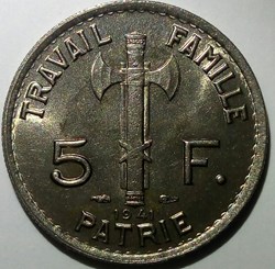 5 francs 1941 Pétain