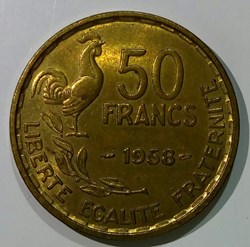 50 francs 1958