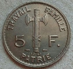 5 francs 1941 Pétain
