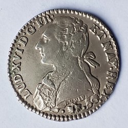 1/10 écu 1777 L buste du Louis d'or aux branches d'olivier