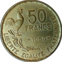 50 francs 1950