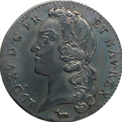 1/5 écu 1753 A au bandeau