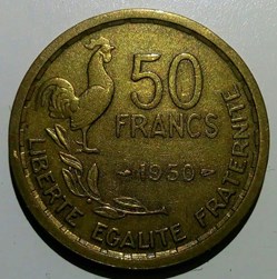 50 francs 1950 pré-serie au listel large