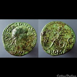 Vespasian, AE Dupondius