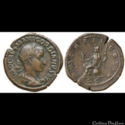 AE Sestertius, Gordian III, A.D. 238-244, Rome