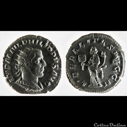 Philip I, AR Antoninianus: LIBERALITAS AVGG II (Liberalitas)