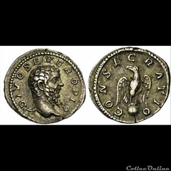 Caracalla, AR Denarius: Consecratio (Divus Severus)