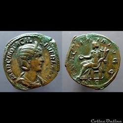 Otacilia Severa, Sestertius: CONCORDIA AVGG S C (Concordia)