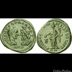 MOESIA INFERIOR. GORDIAN III, Æ Pentassarion. Marcianopolis: Homonoia (Concordia)