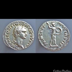 Domitian as Caesar under Titus, Denarius