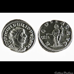 Philip I, AR Antoninianus: AEQVITAS AVG (Aequitas)