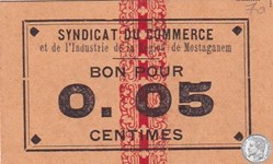 MOSTAGANEM 4 1916 5 Centimes (2)