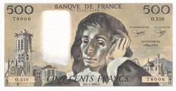500 Francs Pascal 5.7.1984 O.210 Neuf