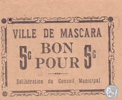 MASCARA 1916 JPCV.03 5 Cts