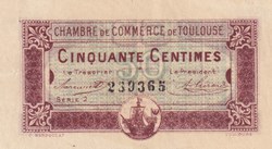 50 Centimes chambre de commerce de Toulouse