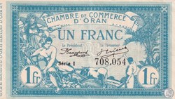 141-20-10/11/1915 Oran 1 Franc Série I Cdc