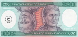 1984 Pick199b 200 Cruzeiro brésilien Unc