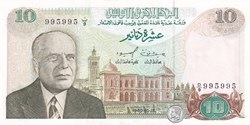 1980 Pick76 10 د.ت - Dinar tunisien Unc