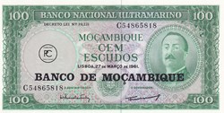 1961  Pick109a.5  100 Escudo mozambicains  Unc