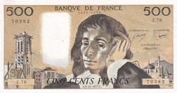 500 Francs Pascal 3.11.1977 Z.76 SPL