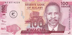 2012 Pick59a 100 MK - Kwacha malawien Unc