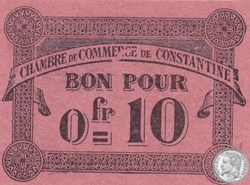 140-47-12/10/1915 Constantine 0,10 Centimes