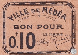 MEDEA 1 0,10 franc Beige