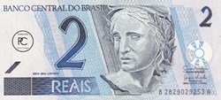 2008  Pick249e   2 R$ - Réal brésilien  Unc