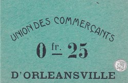 ORLEANSVILLE -6- 0,25 franc - 1916 -