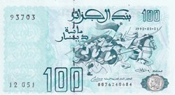 1992 Pick137b 93703 100 د.ج - Dinar algérien Unc (20)