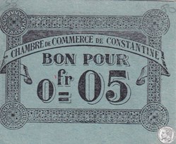 140-46-12/10/1915  Constantine  0,05 Centimes