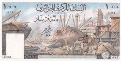 1964  Pick125a    100 د.ج - Dinar algérien  Spl