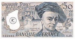 1984 Pick152b.6 50 ₣ - Franc français Spl