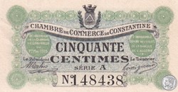 140-1- 1/5/1915 Constantine 50 cts Cdc Séries A