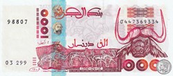 1998 Pick142a 1 000 د.ج - Dinar algérien Unc (16)
