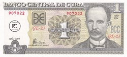 2004  Pick121d  1 $MN - Peso cubain Unc